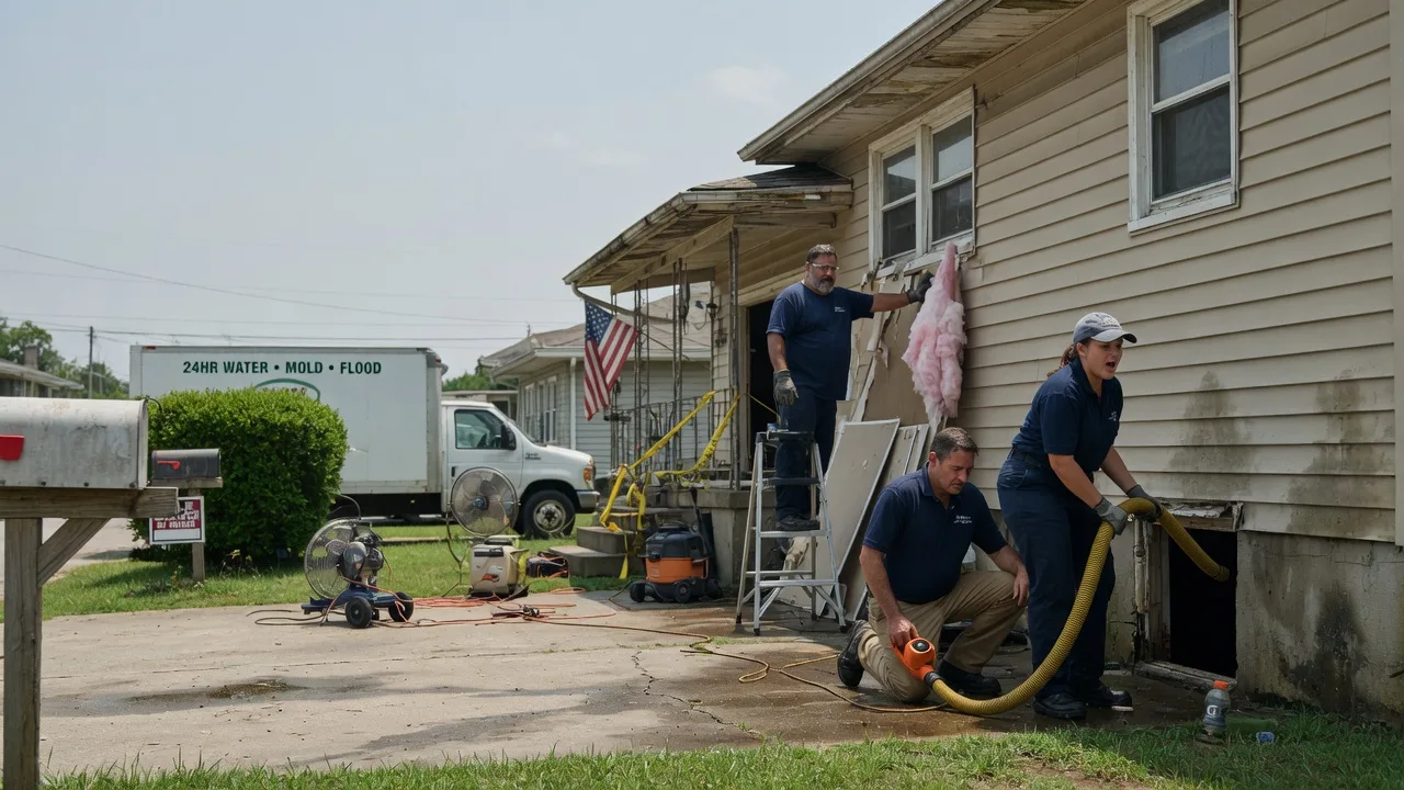 Water Damage Repair in Tovey, IL near me